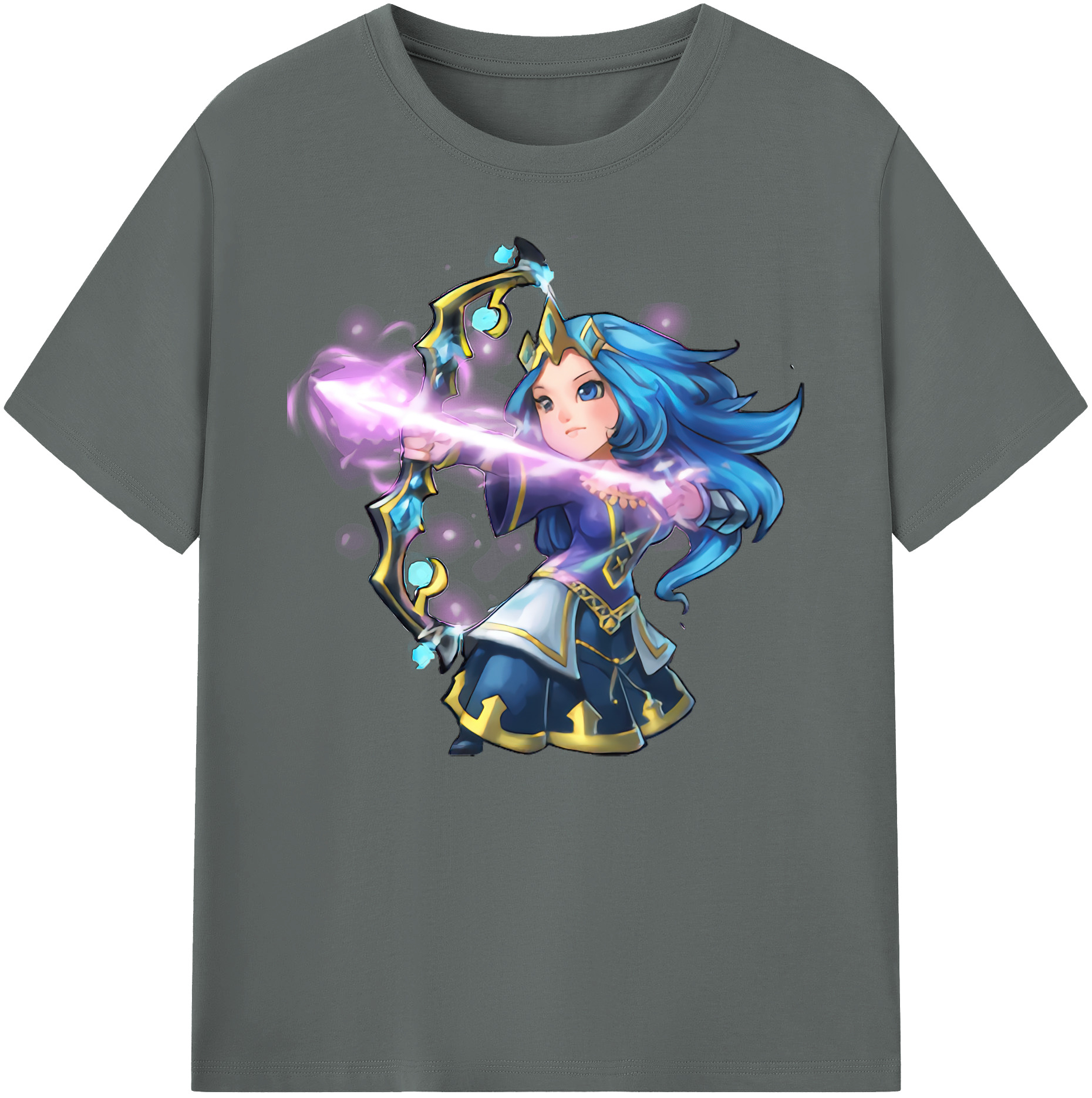リーグ・オブ・レジェンド League of Legends LOL 綿100％ メンズ半袖Tシャツ｜肌触りやわらか＆通気性